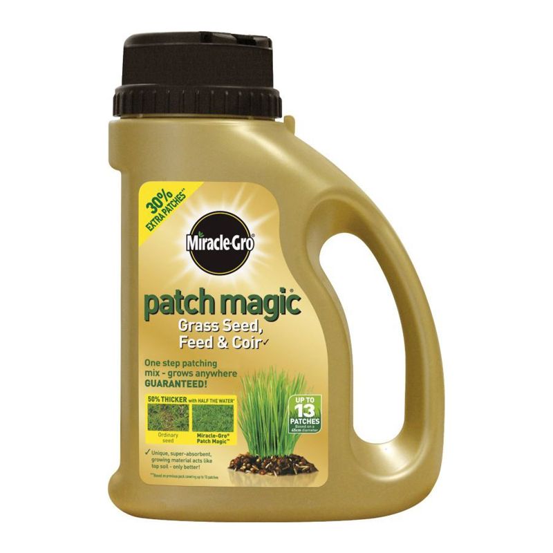 Miracle Gro Patch Magic Grass Seed & Feed 13 Patches Shaker Jug