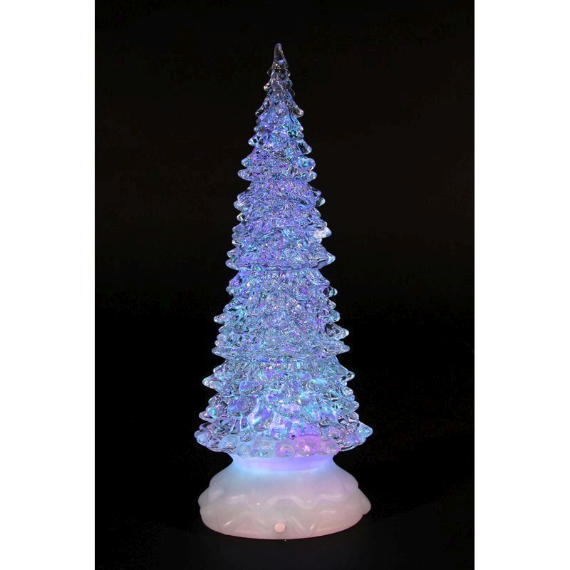 Christmas Light Up LED Tree with Water Inside (32cm)
