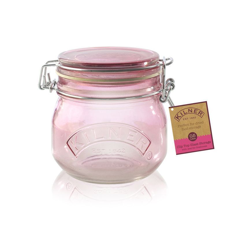 Kilner Pink Jar (0.5 Litre)