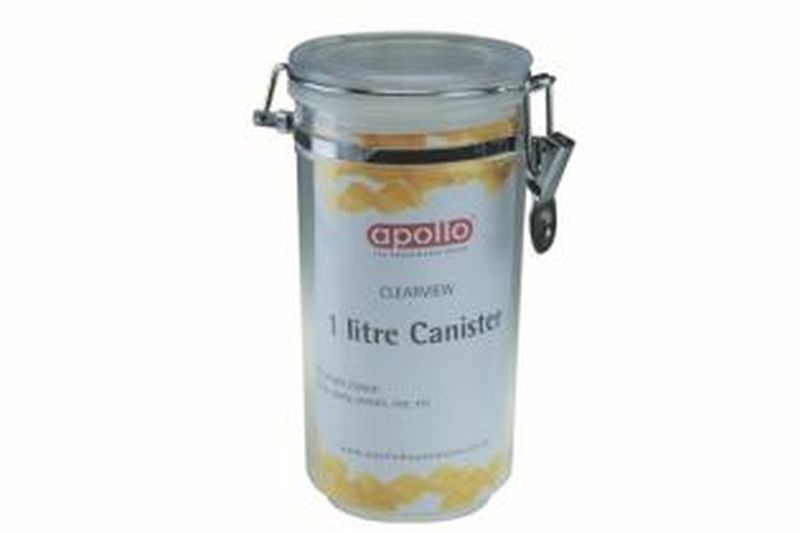 1000ml Clear PS Canister