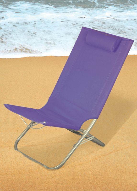 Folding Beach Chair Purple