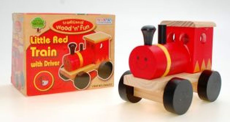 Wood Little Red Train