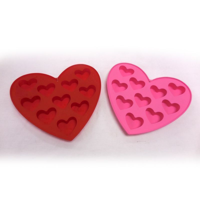 Silicone 10 Heart Ice Mould