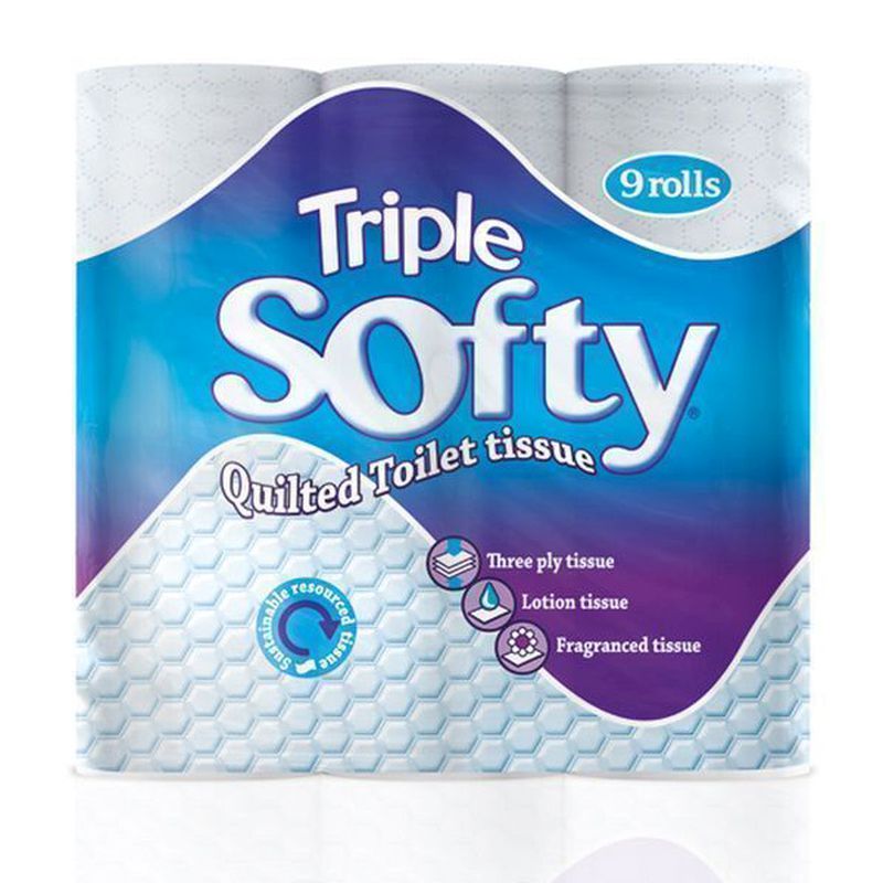 Sofcell WHITE Triple Softy 9 Roll