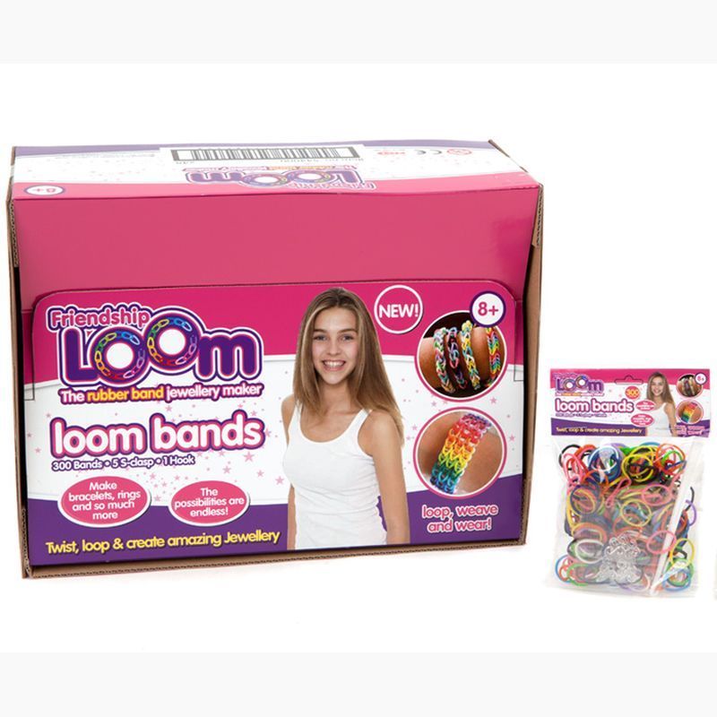 300Pc Bag of Hot Neon Loom Bands