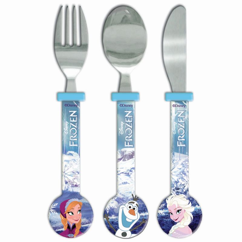 3 Piece Frozen Cutlery Set