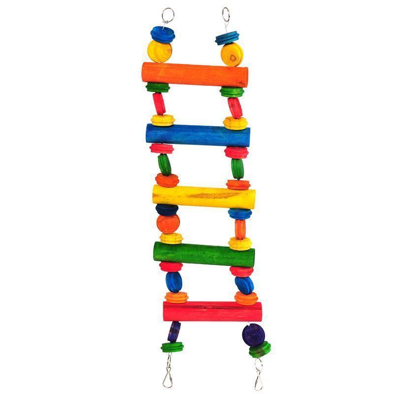 Happy Pet Playtime Pet Bird Toy Multiwood Ladder