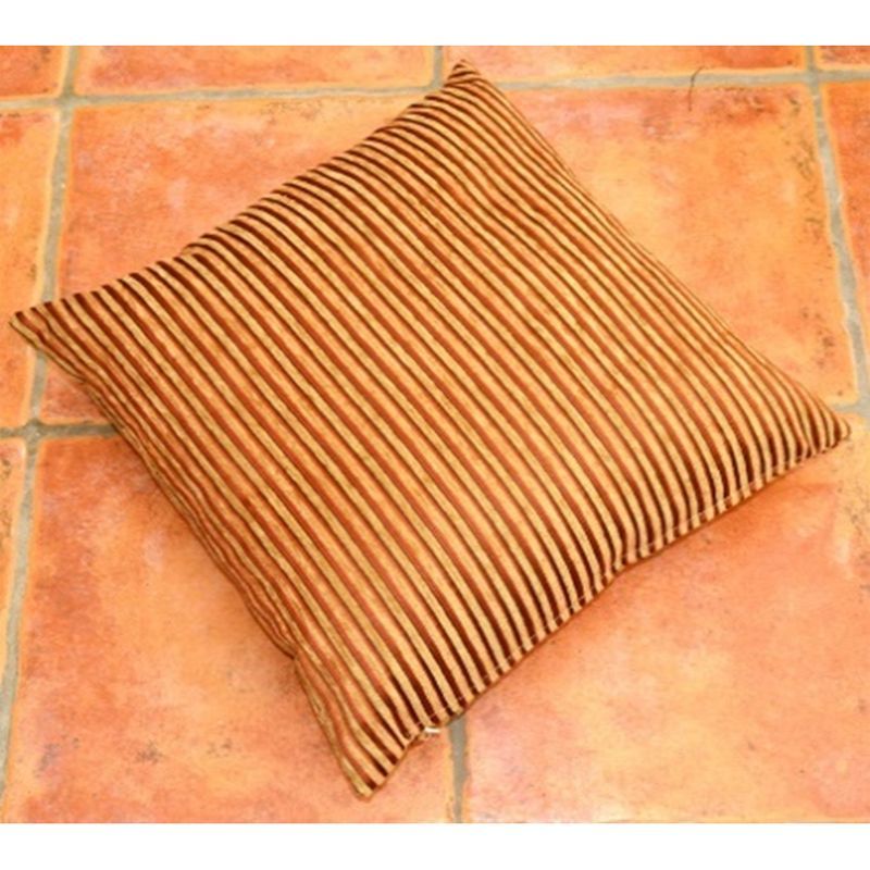 Caramel Stripe Sofa Cushion (2 for £10)