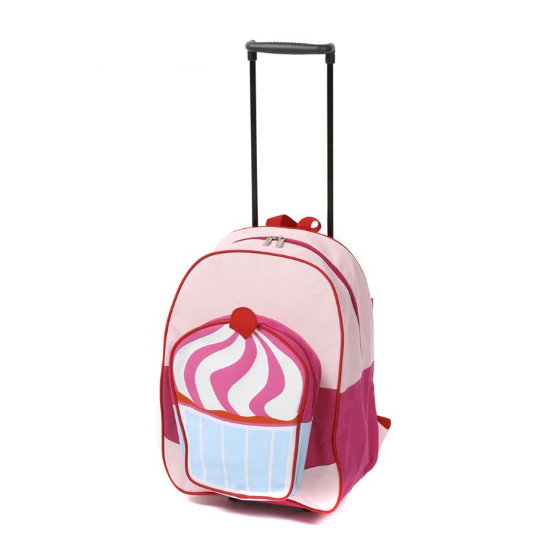 Cupcake Kids Backpack Trolley