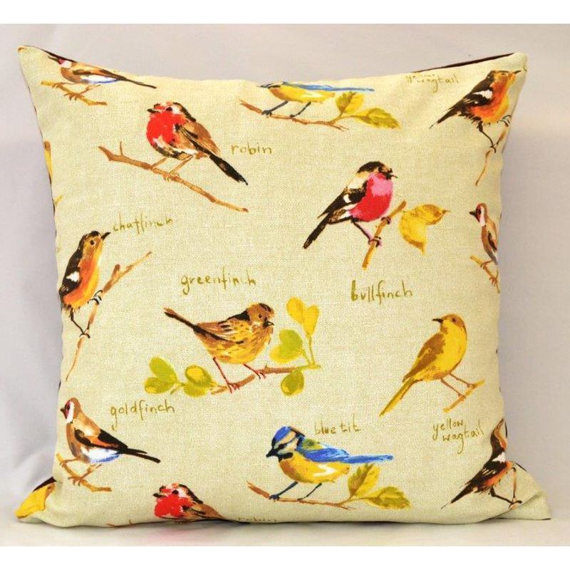 Garden Birds Feather Cushion (45 x 45cm)