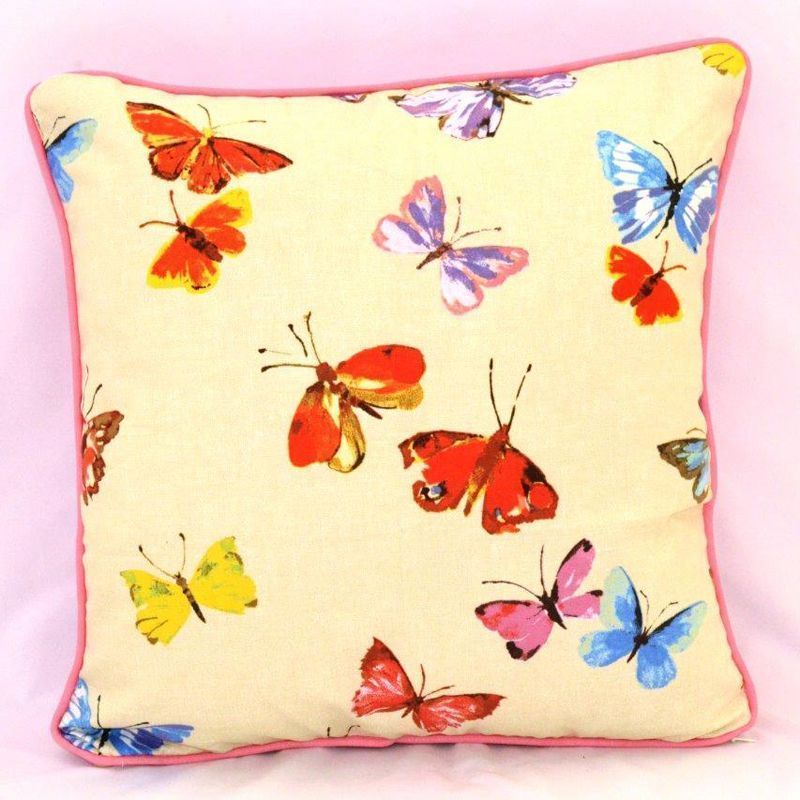 Butterflies Feather Cushion (45 x 45cm)