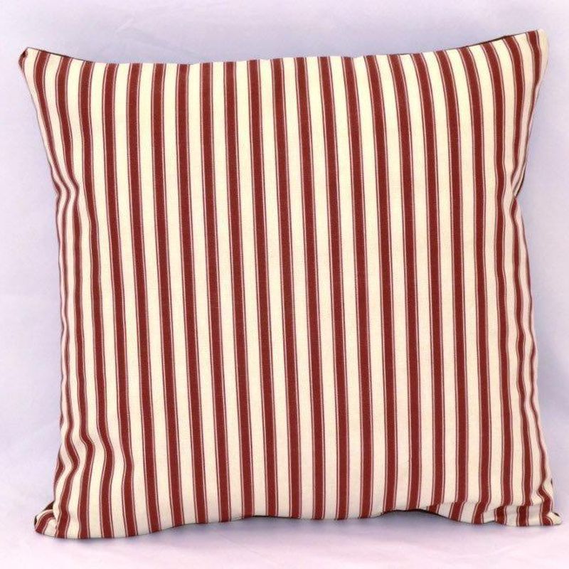 Cranberry Stripe Cushion (60 x 60cm)