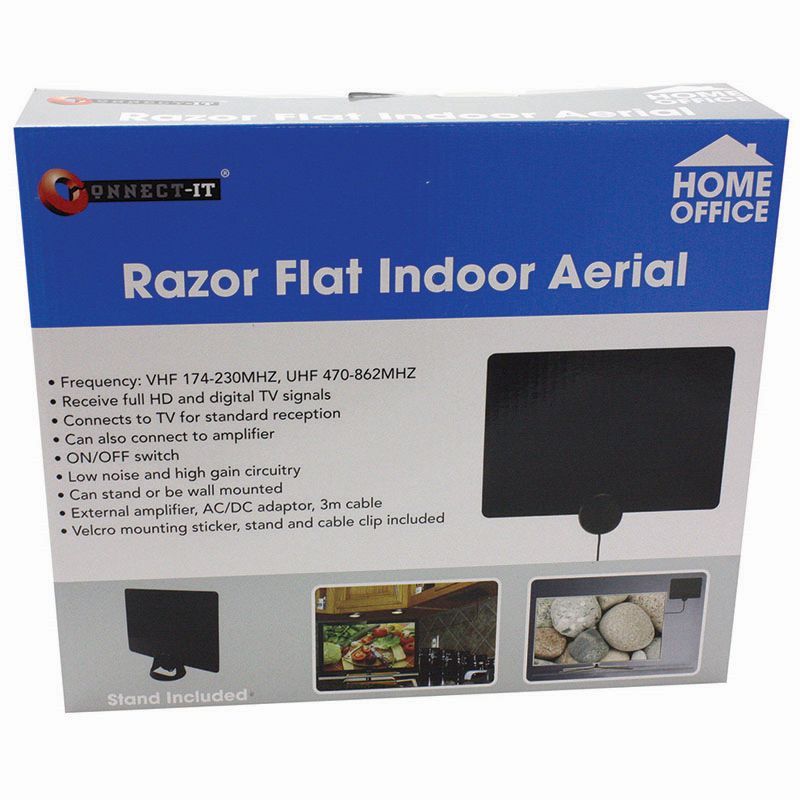Small Flat Digital TV Indoor Aerials