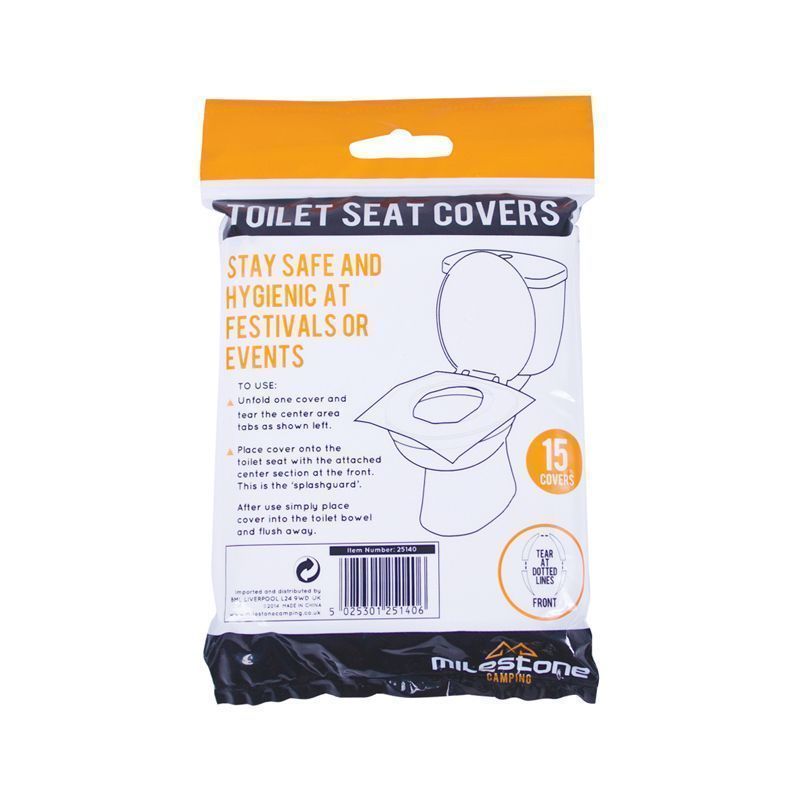 Milestone 15 Pack Toilet Seat Covers