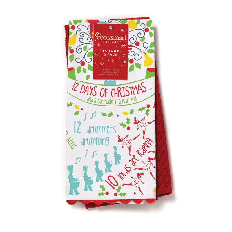 Tea Towel Christmas 2 Pack