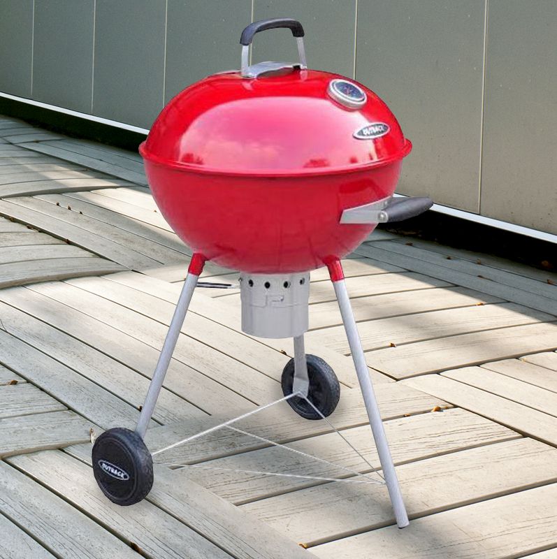 Outback Charcoal Kettle Barbecue 57cm (Red)