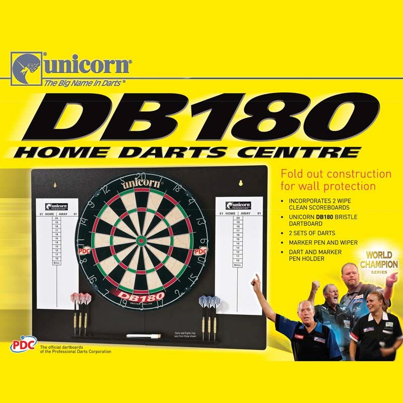 DB 180 Home Darts Centre-2 sets of Darts