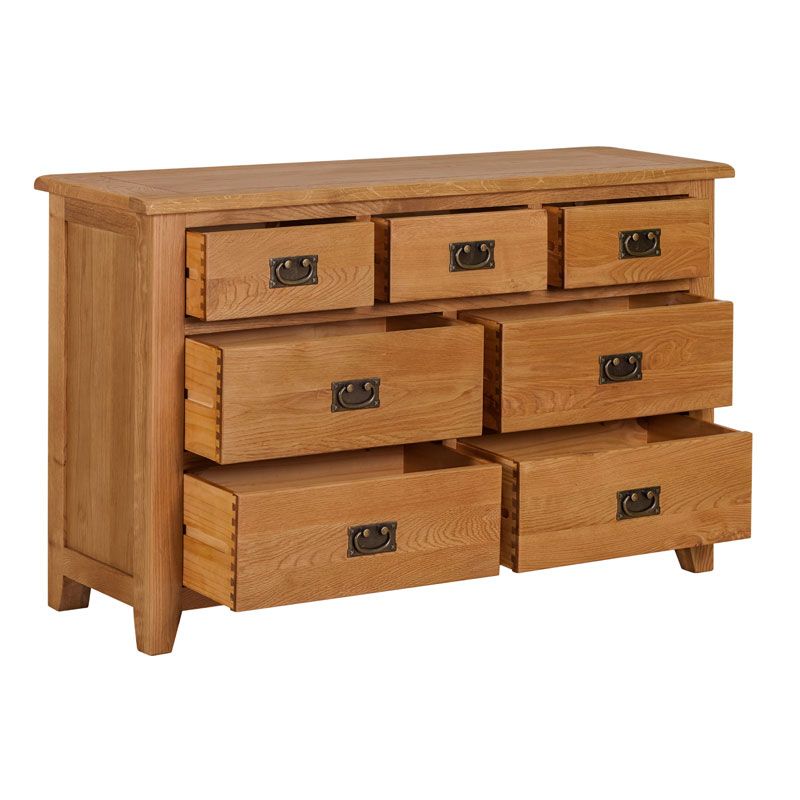 Somerset 3+4 Wide Chest Of Drawers