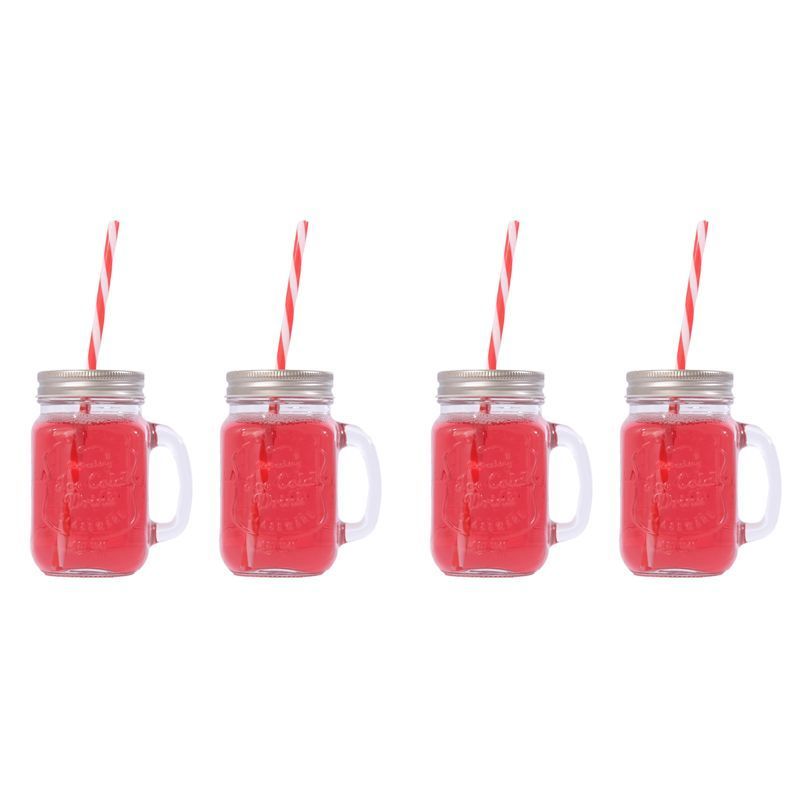 4 Pack of Mason Jars with Lids
