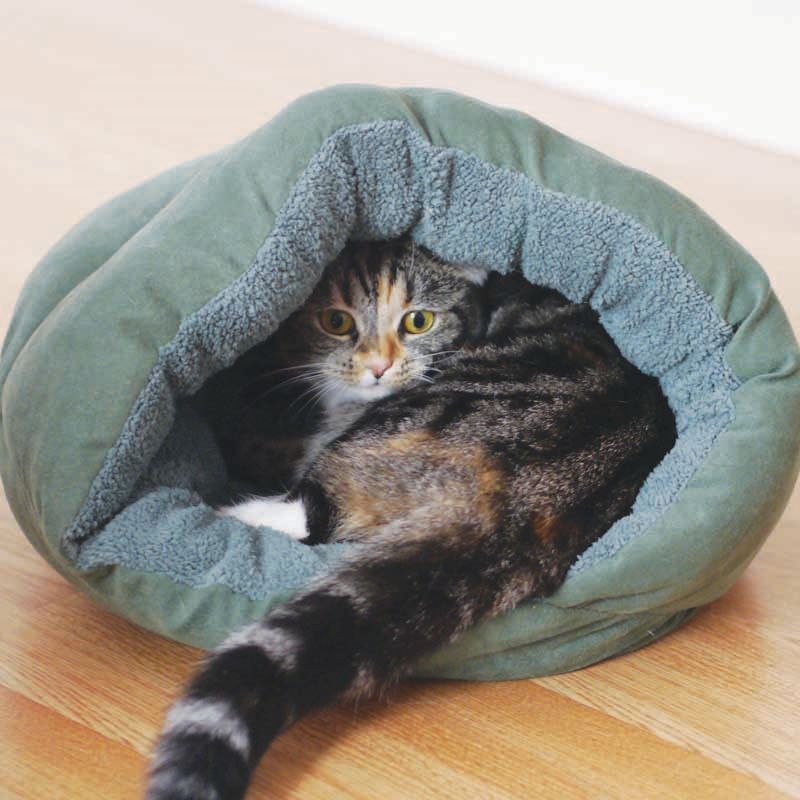 Sherpa Cat Sack Cat Bed