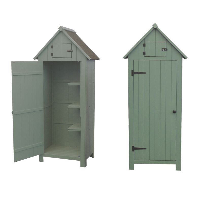 Putty Grey Sentry Shed