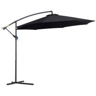 See more information about the Outsunny 3 M Banana Parasol-Black