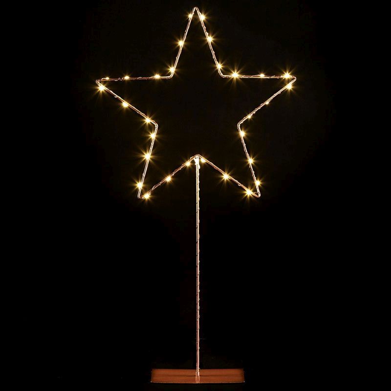Copper LED Star Decoration