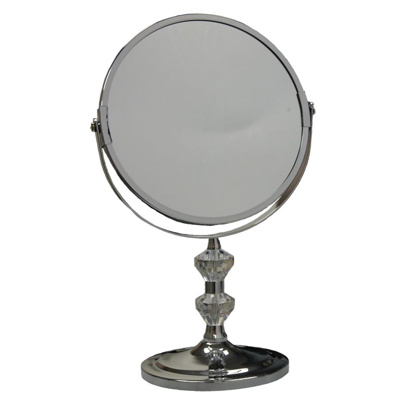 Chrome Plated Metal Bathroom Mirror