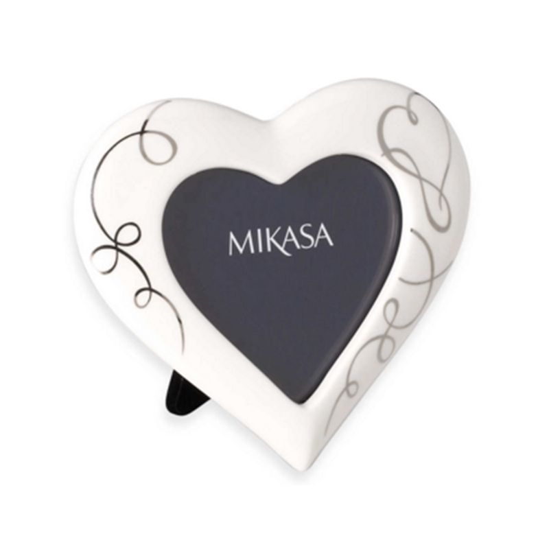 Mikasa Heart Shaped Photo Frame Lovestory