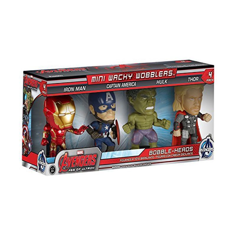 Marvel Avengers Age Of Ultron Wacky Wobblers Mini 4 Pack