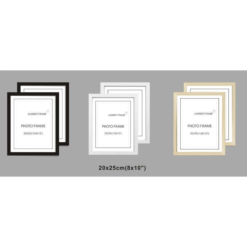 2 Pack MDF Perfect Grace Frames 8x10 Inch - Black