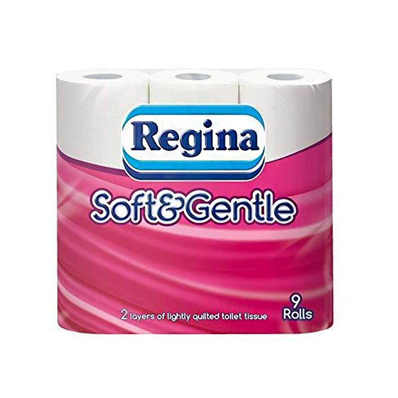 Regina Soft and Gentle Toilet Tissue 9 Pack