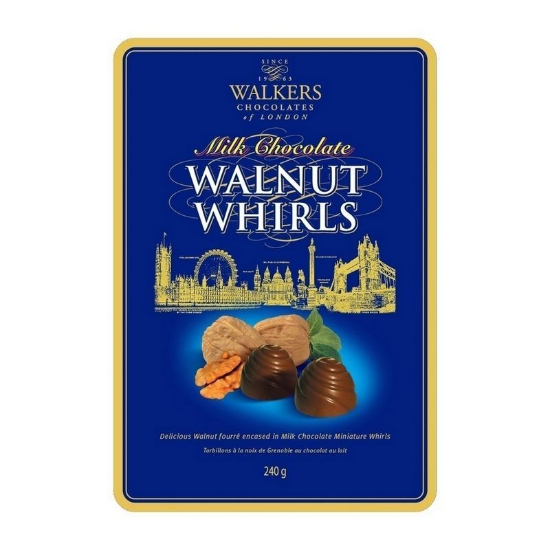 Walkers Milk Chocolate Walnut Whirls 240g