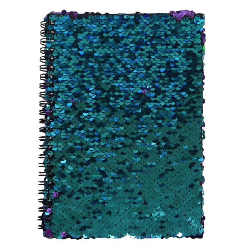 A5 Spiral Sequin Colour Change Notebook