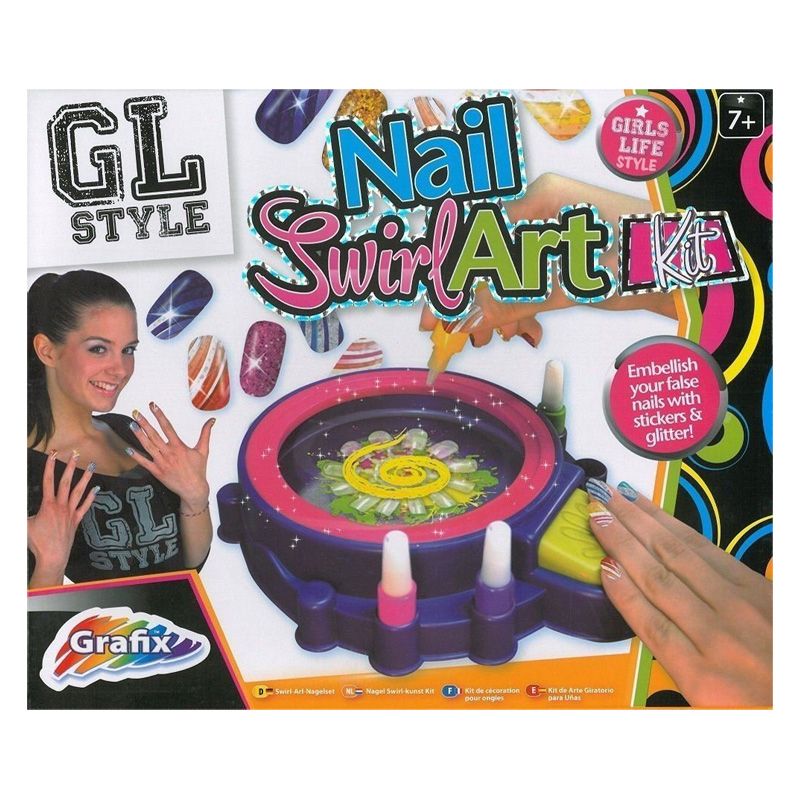 Grafix Girls Life Style Nail Swirl Art Kit