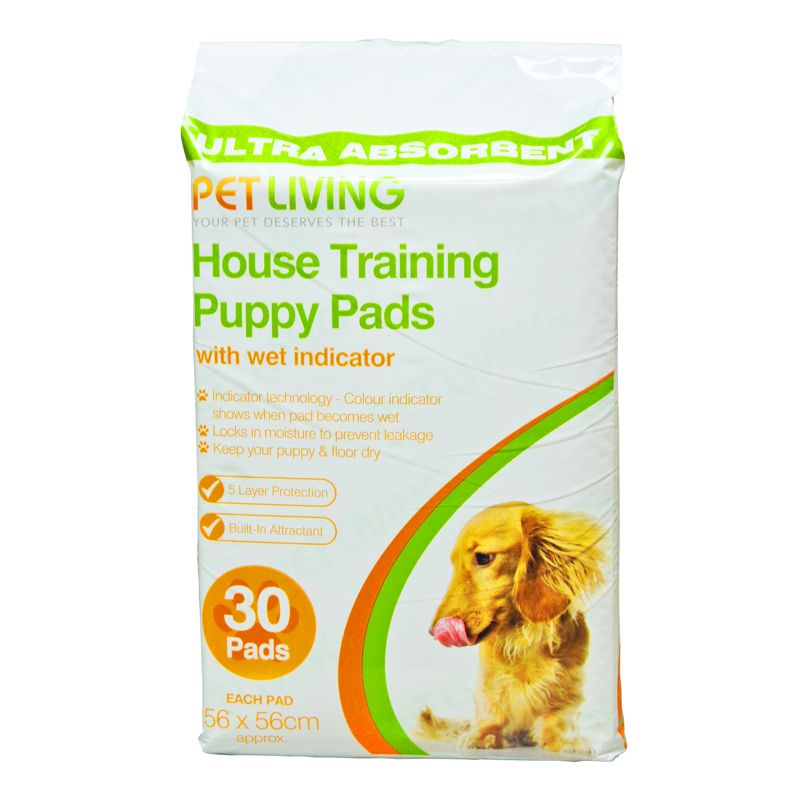 Pet Living House Training Puppy Pads With Wet Indicator