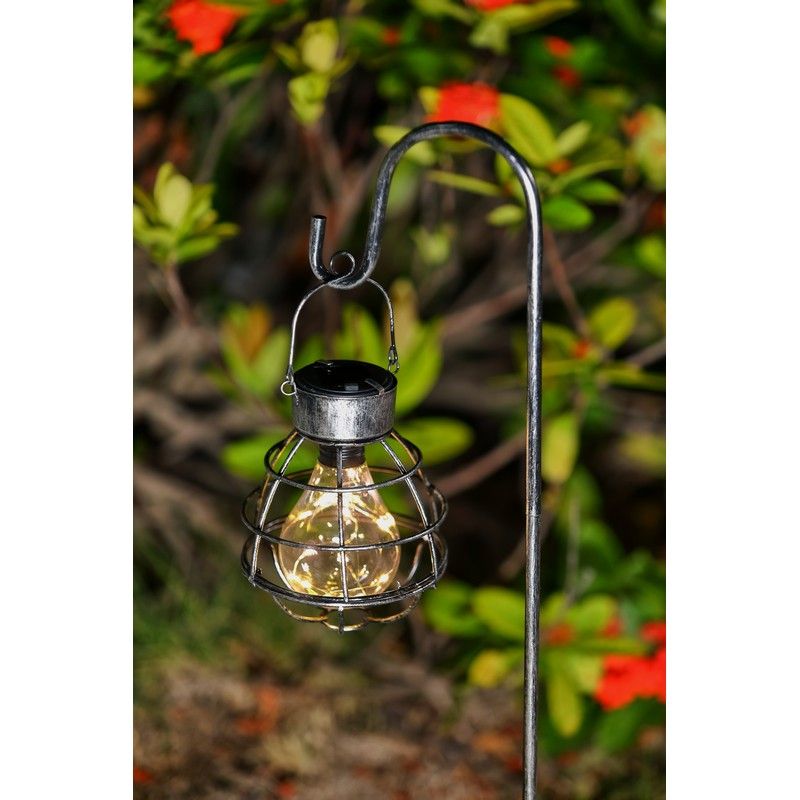 Solar Garden Lantern Decoration 10 Warm White LED - 83cm by Bright Garden