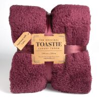 See more information about the Original Toastie Luxury Throw Plum 200x250cm
