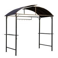 See more information about the Outsunny Metal Smoking Gazebo Marquee Garden Patio BBQ Tent Grill Canopy Awning Shelter - Coffee