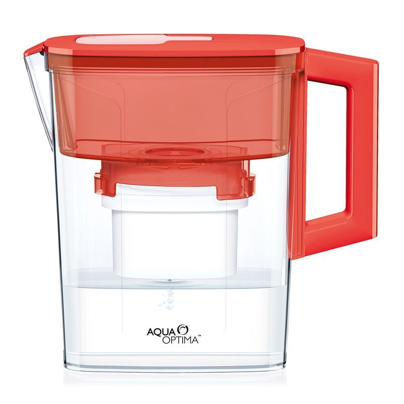 Compact 30 Day Water Filter Jug (Red)