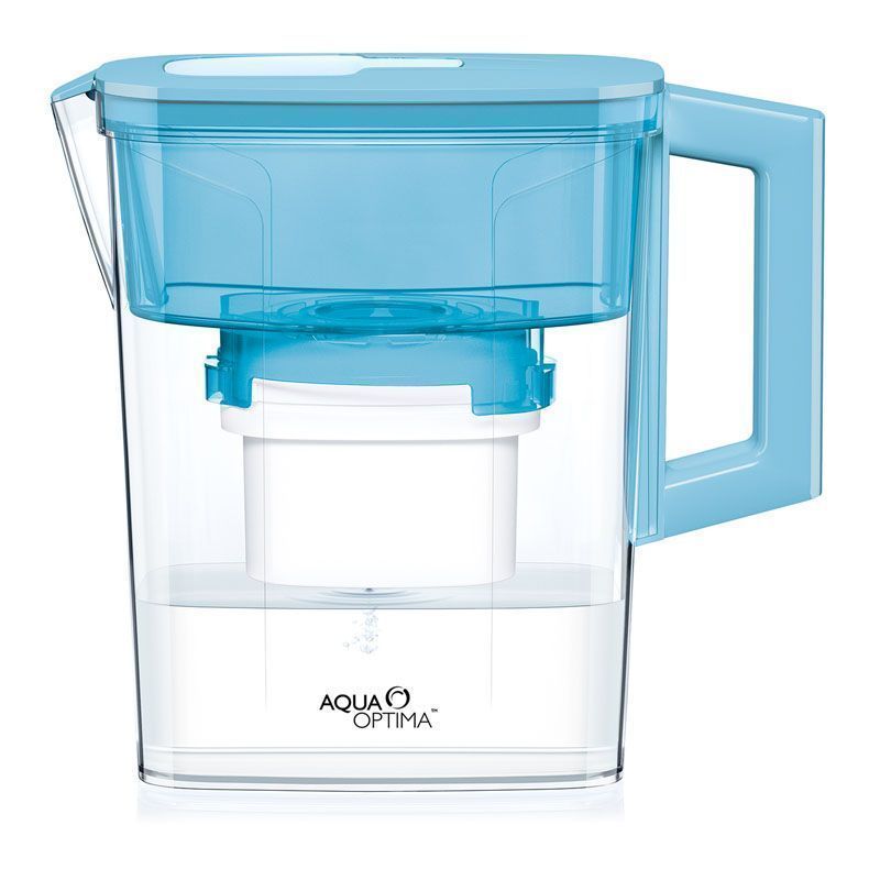 Aqua Optima Compact 30 Day Water Filter Jug - Blue