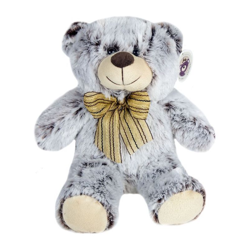 Grafix Plush Teddy Bear (35cm) - Grey