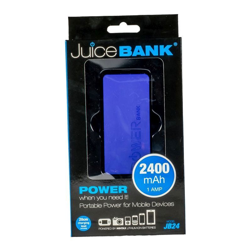 Power Bank Charger 2400mAh (Purple)