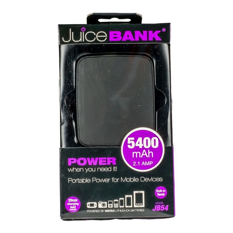 Power Bank Charger 5400mAh (Black)