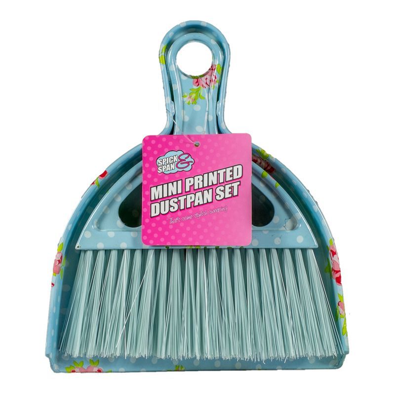 Mini Dustpan and Brush Set (Blue)