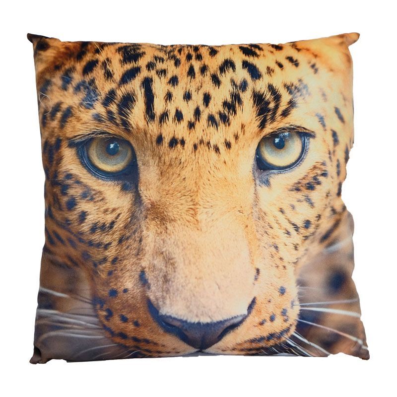 Photographic Animal Cushion 70 x 70cm (Leopard)