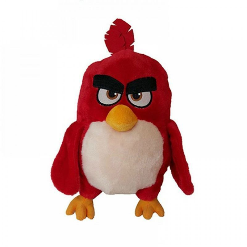 Angry Birds Plush Keychain - Red