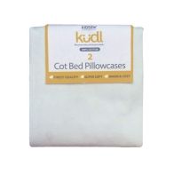 See more information about the 2 Kudl Pillowcases Cotton White 2 x 1ft by Kidsaw
