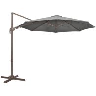 See more information about the Outsunny 3(M) Cantilever Parasol 360 Rotation Roma Umbrella Hanging Sun Shade With Aluminum Frame