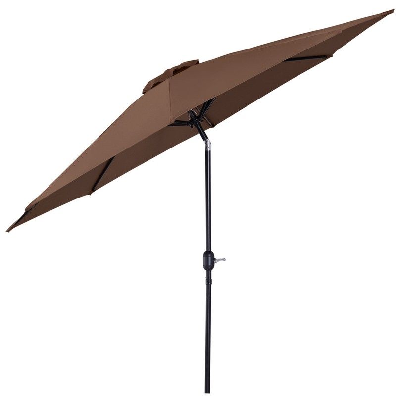 Outsunny 3(M) Tilting Parasol Garden Umbrellas